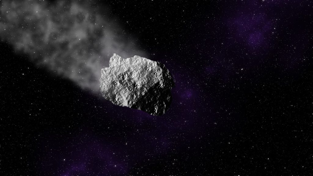 L'astéroïde ne serait pas complètement fissuré. // Source : Max Pixel/CC0 Domaine public