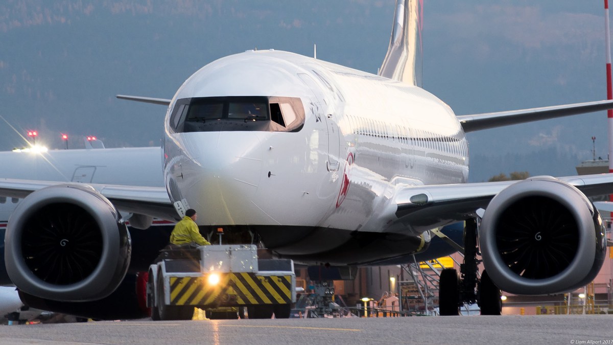 Avion Boeing 737 MAX. // Source : Liam Allport