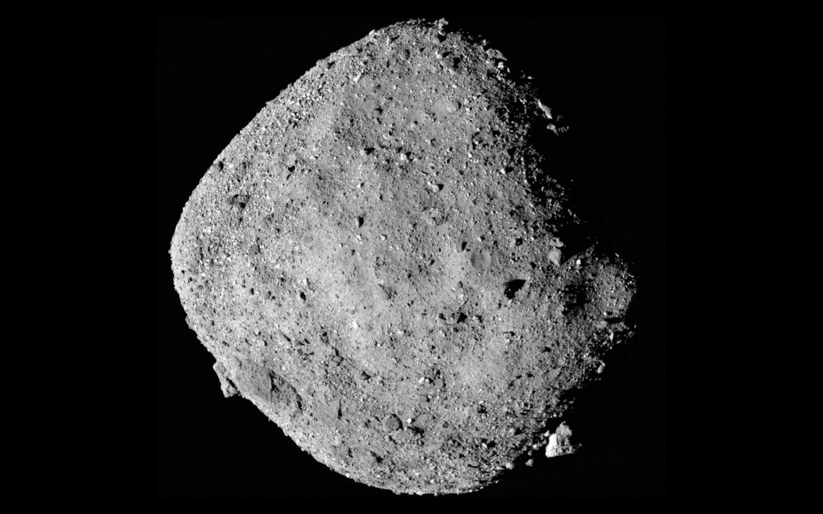 L'astéroïde Bennu. // Source : Wikimedia/CC/OSIRIS-REx spacecraft