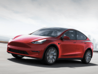 Tesla Model Y rouge // Source : Tesla