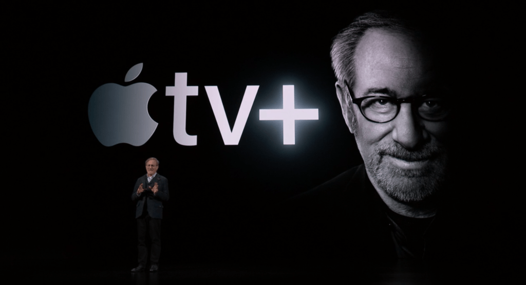 Steven Spielberg et AppleTV+ // Source : Apple Steven Spielberg et AppleTV+ // Source : Apple