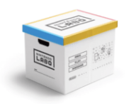 Carton de rangement Nintendo Labo // Source : Nintendo