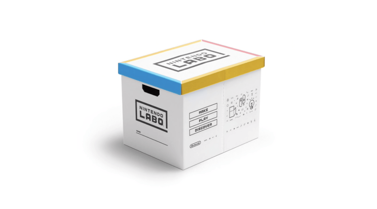 Carton de rangement Nintendo Labo // Source : Nintendo