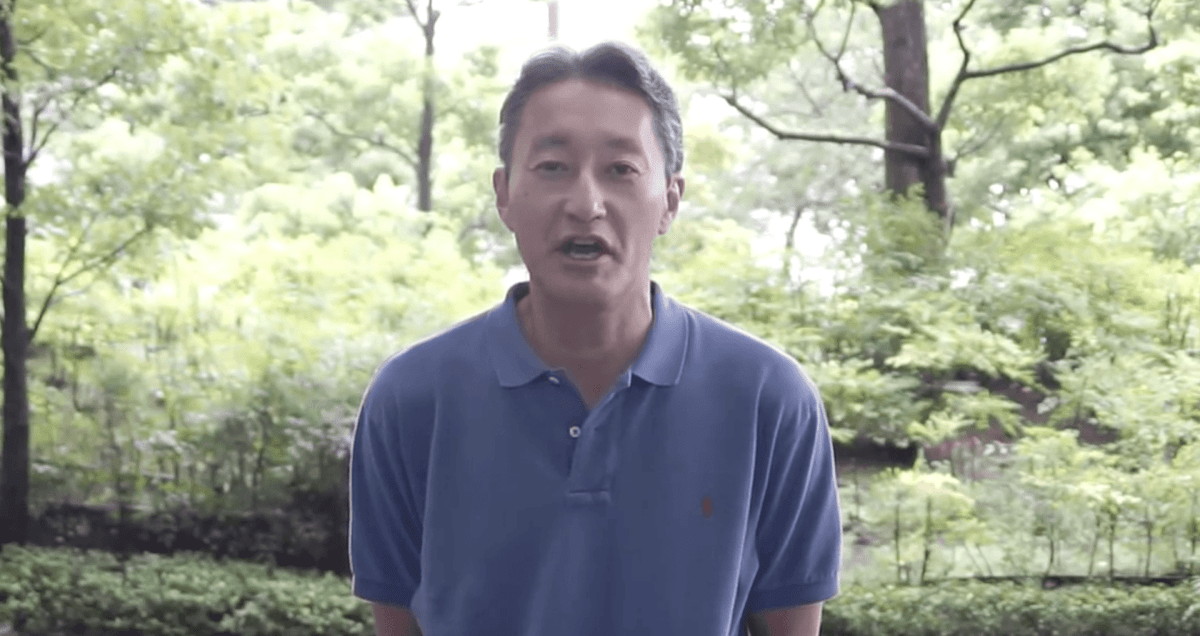 Kaz Hirai // Source : Capture YouTube Sony