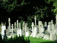 Le cimetière de Wolvercote, où se trouve la tombe des Tolkien. // Source : Willard