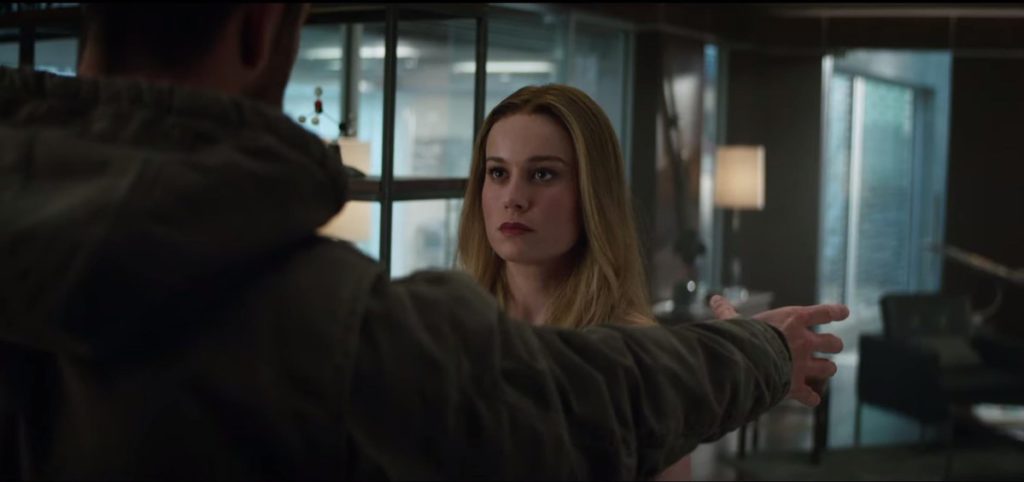 Brie Larson dans Avengers:Endgame Brie Larson dans Avengers:Endgame
