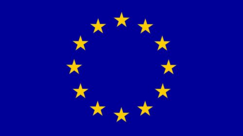 Le drapeau européen. // Source : Montage Numerama