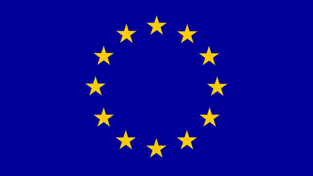 Le drapeau européen. // Source : Montage Numerama