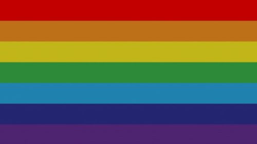 Un drapeau LGBT. // Source : Montage Numerama
