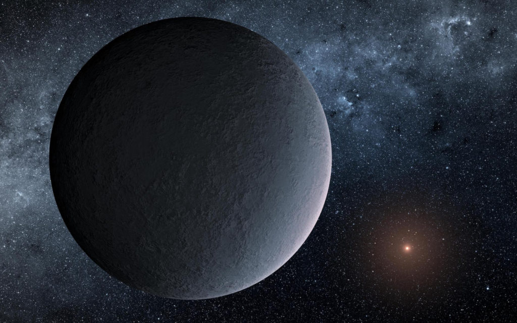 L'exoplanète OGLE-2016-BLG-1195Lb. // Source : Wikimedia/CC/NASA/JPL-Caltech (photo recadrée).