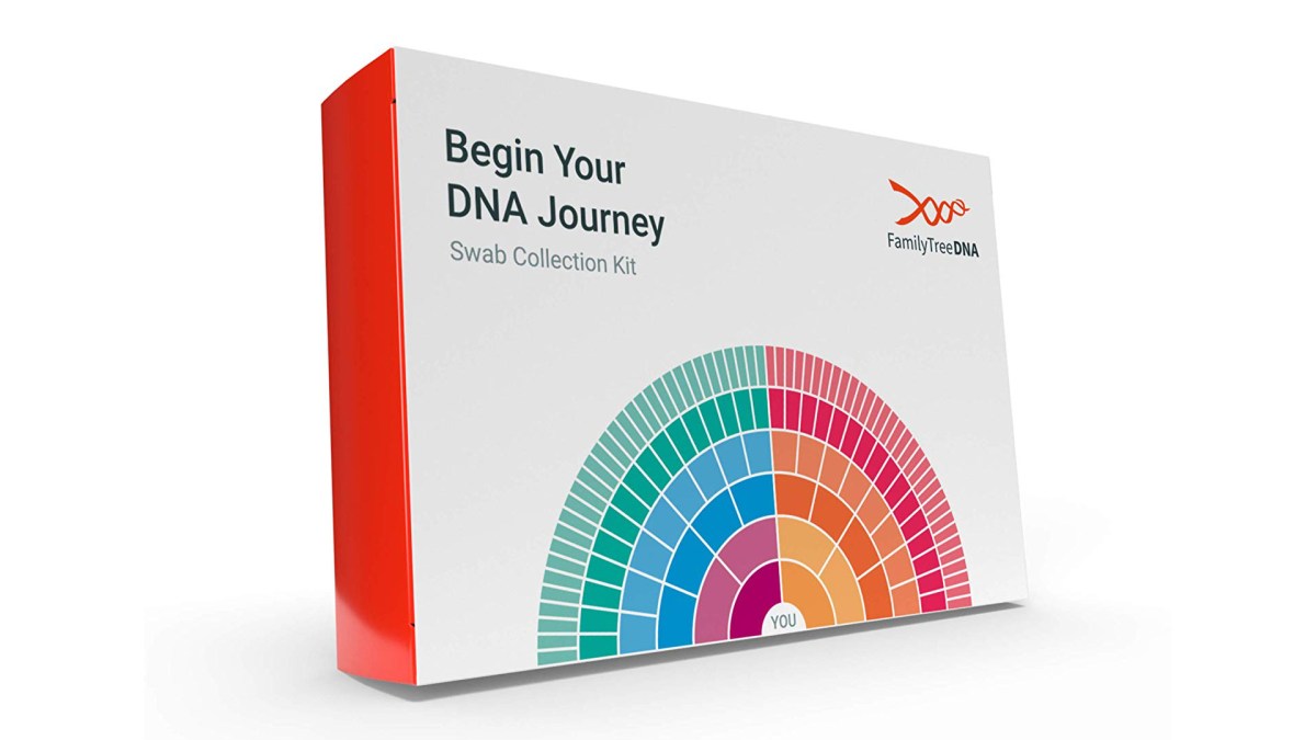 Un test de Family Tree DNA. // Source : Family Tree DNA via Amazon