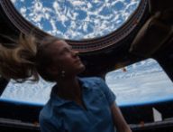 Une astronaute dans l'ISS. // Source : Pxhere/CC0 Domaine public (photo recadrée)