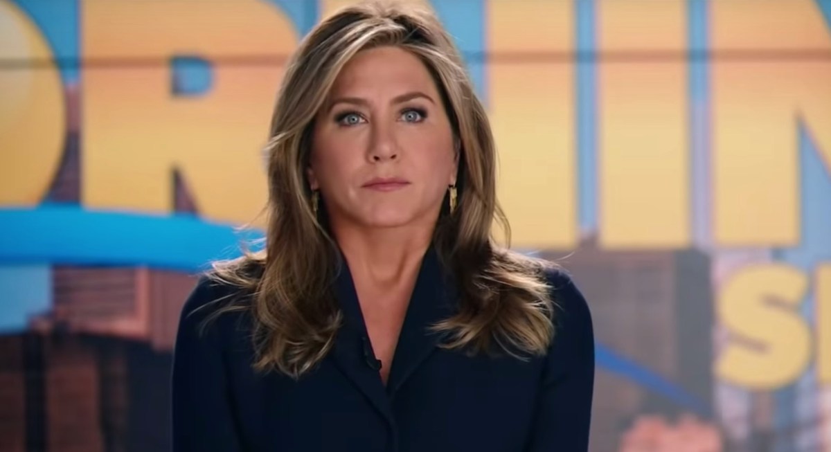 Jennifer Aniston dans la prochaine série The Morning Show // Source : YouTube/JoBlo TV Show Trailers