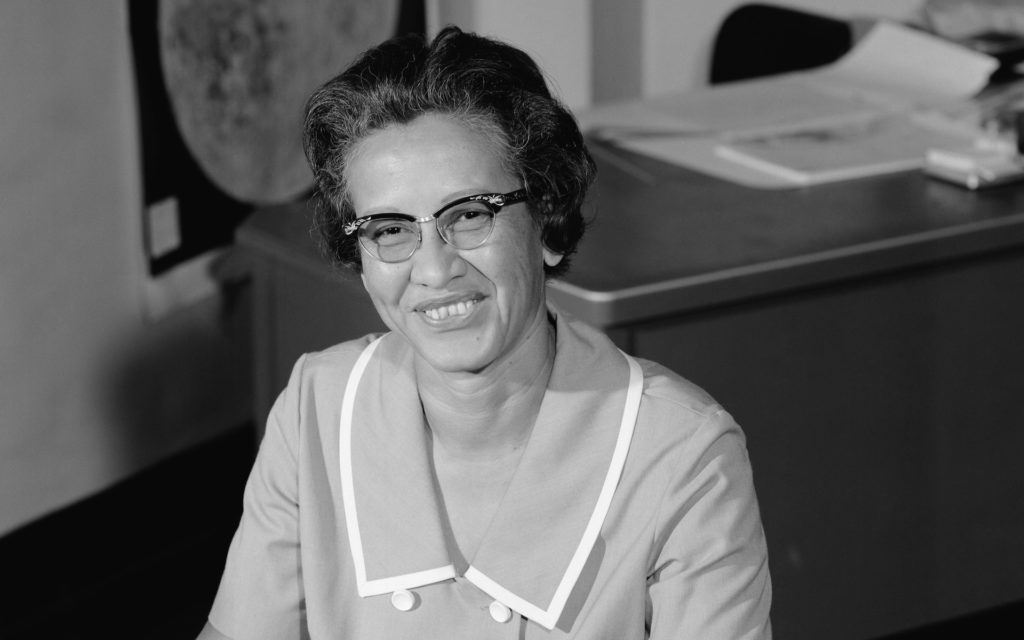 Katherine Johnson en 1966. // Source : Wikimedia/CC/Nasa (photo recadrée)