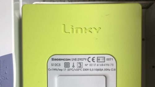 Un compteur Linky. // Source : Benoît Prieur