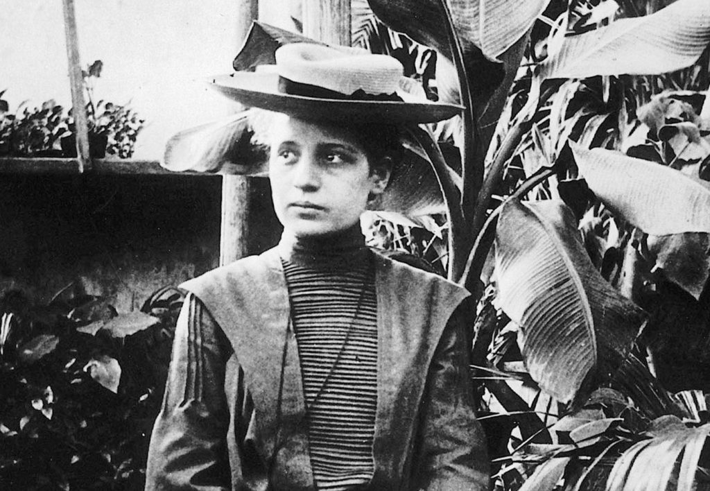 Lise Meitner (1906). // Source : Wikimedia/CC (photo recadrée)