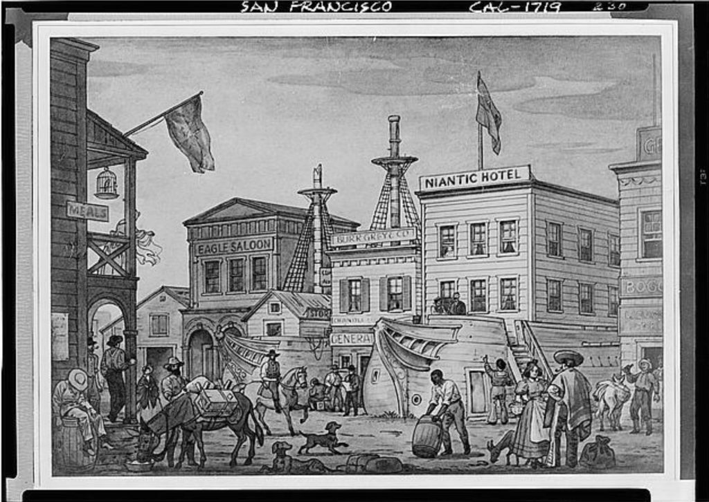 L'hôtel Niantic en 1850 // Source : Library of Congress