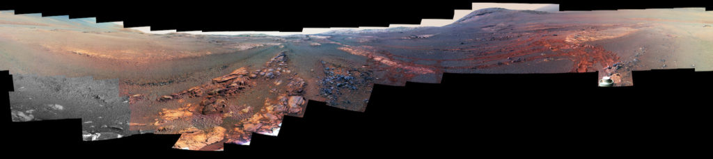 Le panorama complet. // Source : NASA/JPL-Caltech/Cornell/ASU