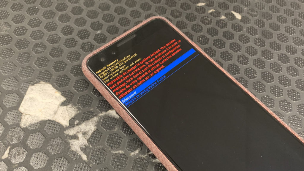 La première bêta d'Android Q // Source : Numerama La première bêta d'Android Q // Source : Numerama