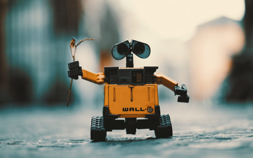 Le robot Wall-E. // Source : Pxhere/CC0 Domaine public (photo recadrée)