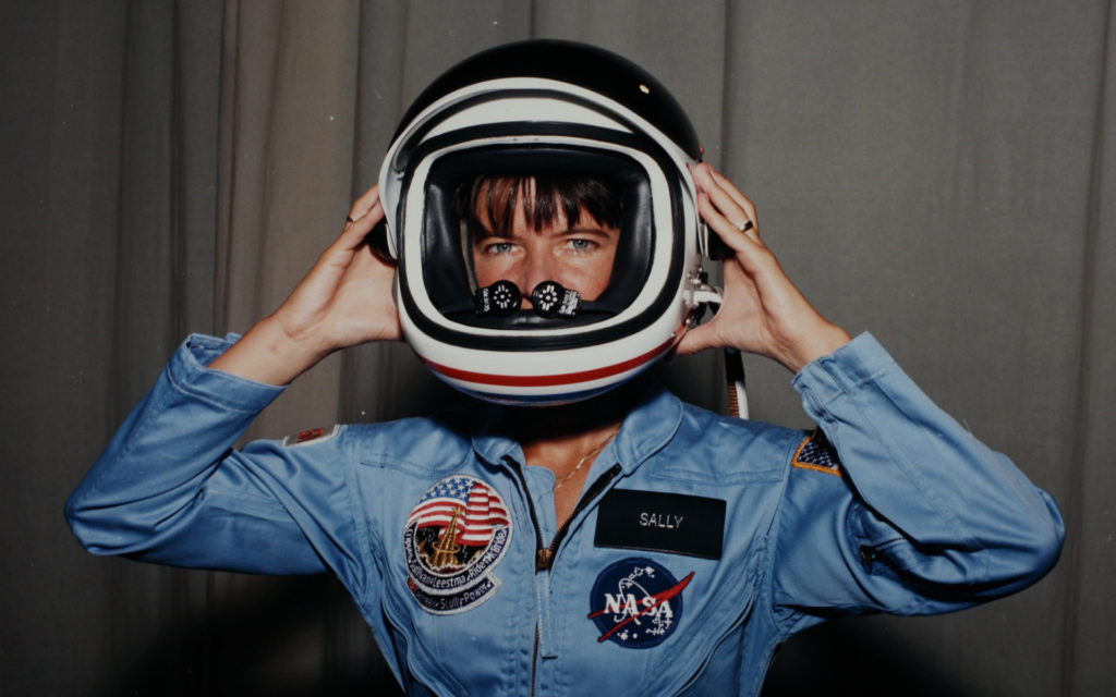 Sally Ride. // Source : Flickr/CC/SDASM Archives (photo recadrée)