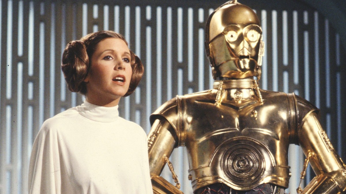 Leia et C-3PO dans Star Wars. // Source : Lucasfilm