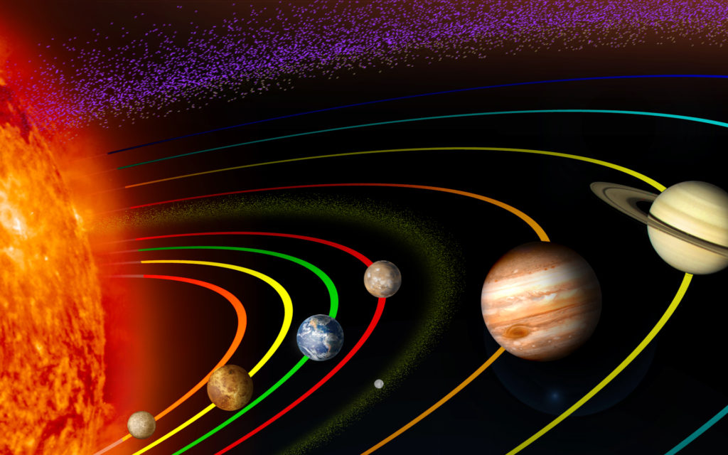 Le système solaire. // Source : Flickr/CC/Image Editor (photo recadrée)