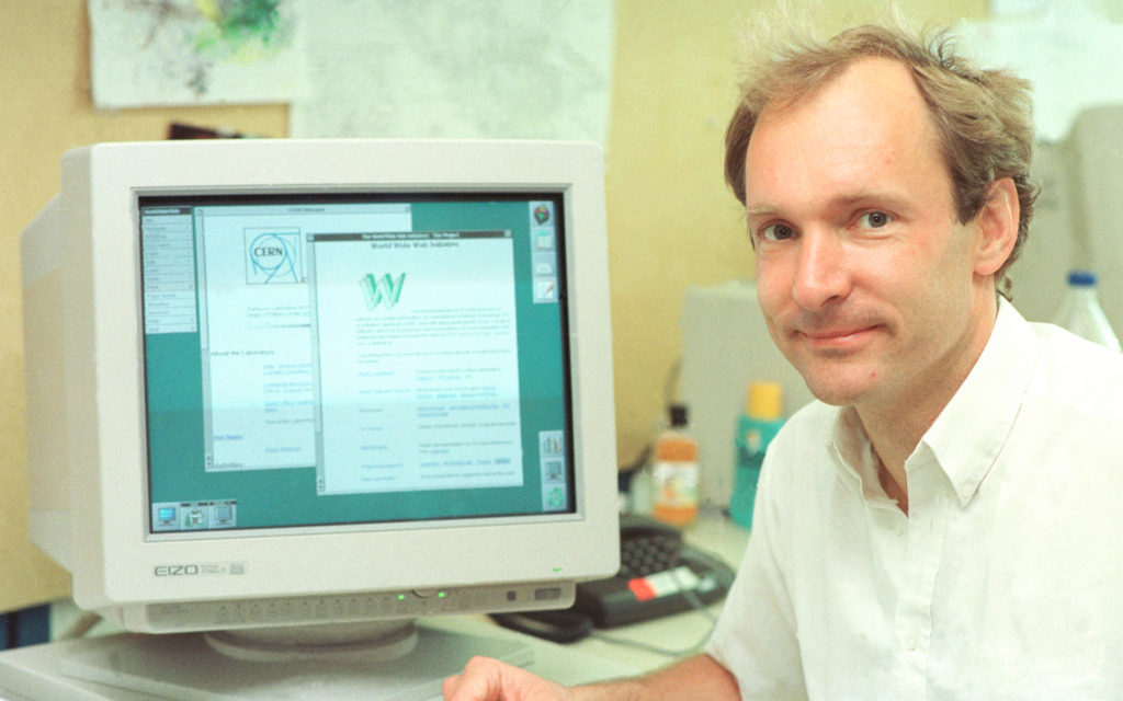 Tim Berners-Lee. // Source : Flickr/CC/ITU Pictures (photo recadrée)