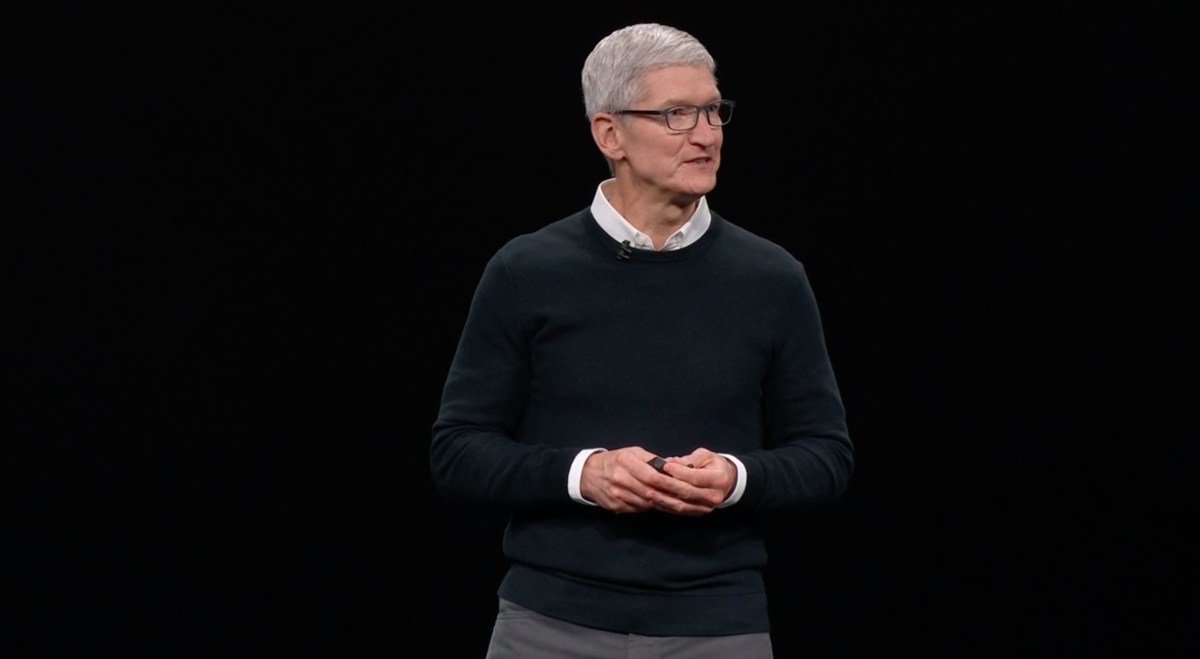 Tim Cook le 25 mars 2019 // Source : Apple Events