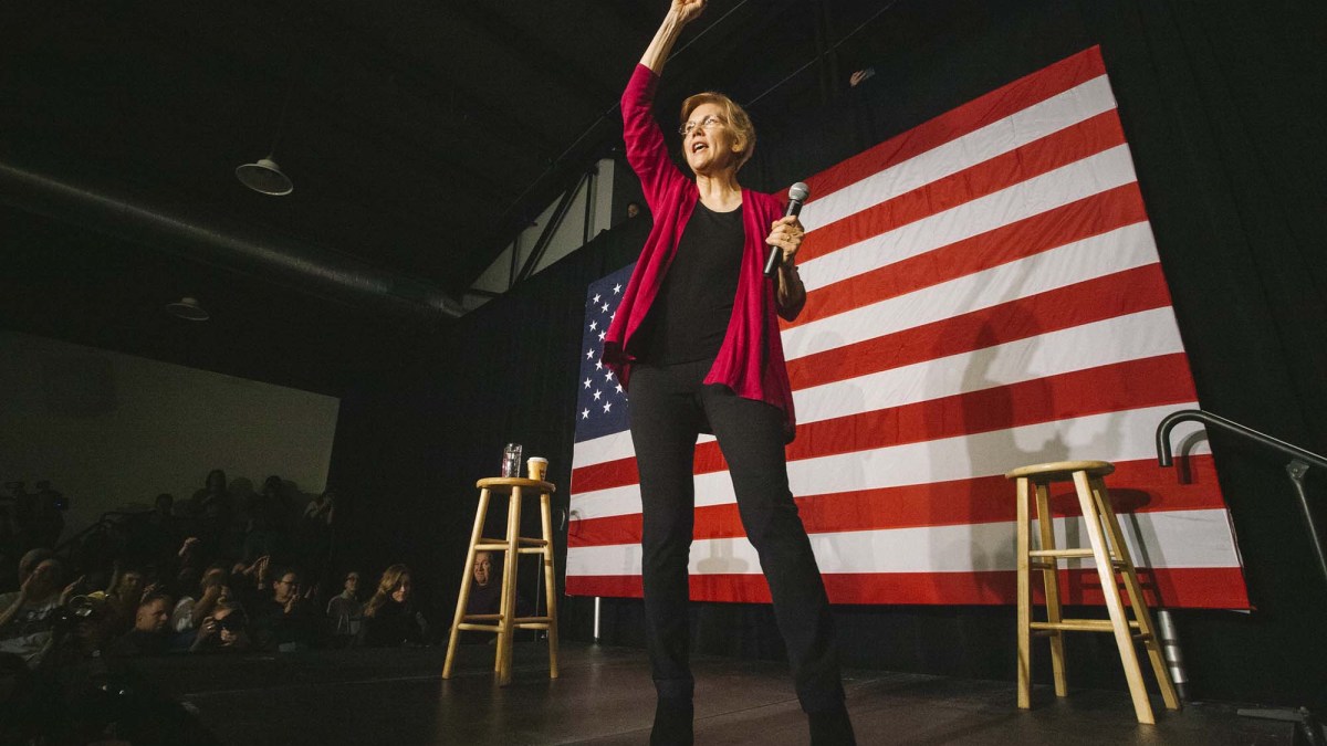 Elizabeth Warren. // Source : Joe Crimmings