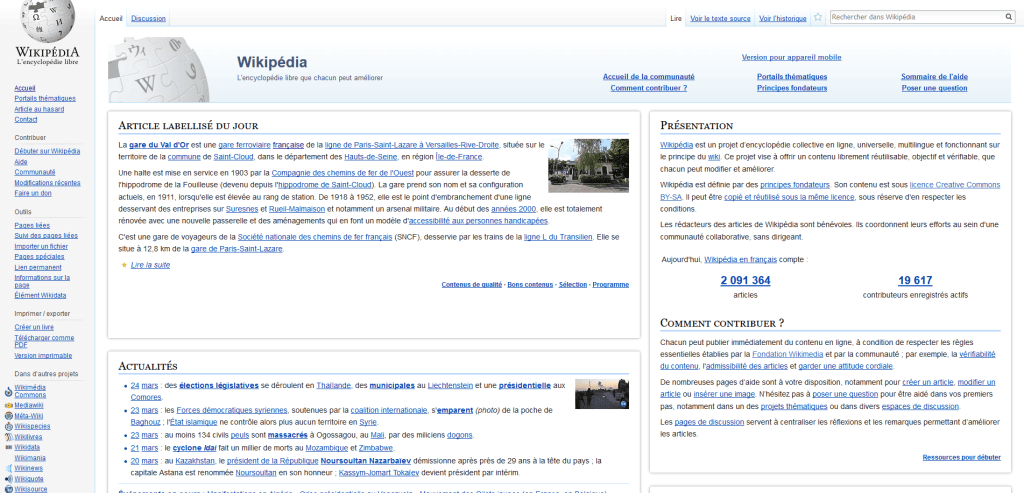 Wikipédia français