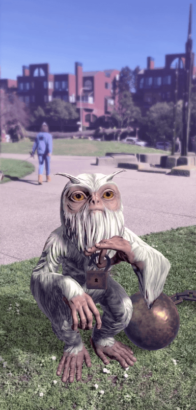 Vous vous souvenez du Demiguise dans Les Animaux Fantastiques ? // Source : Niantic