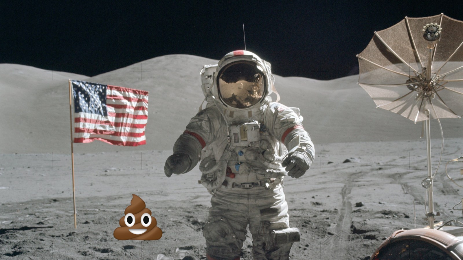 Des astronautes ont laissé leur caca sur la lune : voici pourquoi il faut aller le chercher