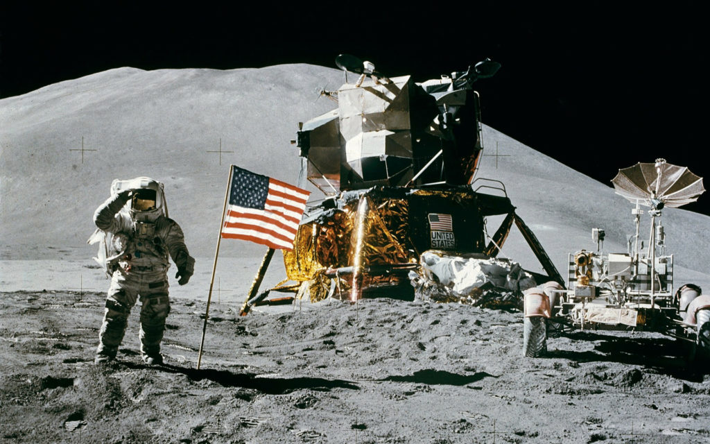 Les missions Apollo ont permis de connaître la température à la surface de la Lune. // Source : Pixabay (photo recadrée)