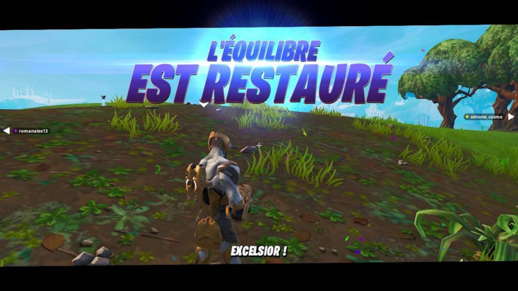 Capture du mode Endgame de Fortnite // Source : Numerama