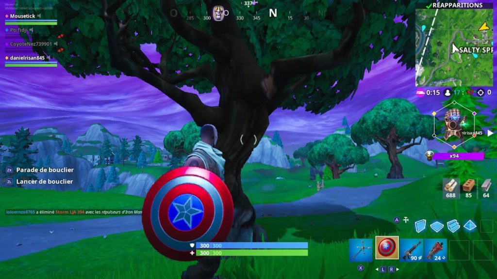 Capture du mode Endgame de Fortnite // Source : Numerama Capture du mode Endgame de Fortnite // Source : Numerama