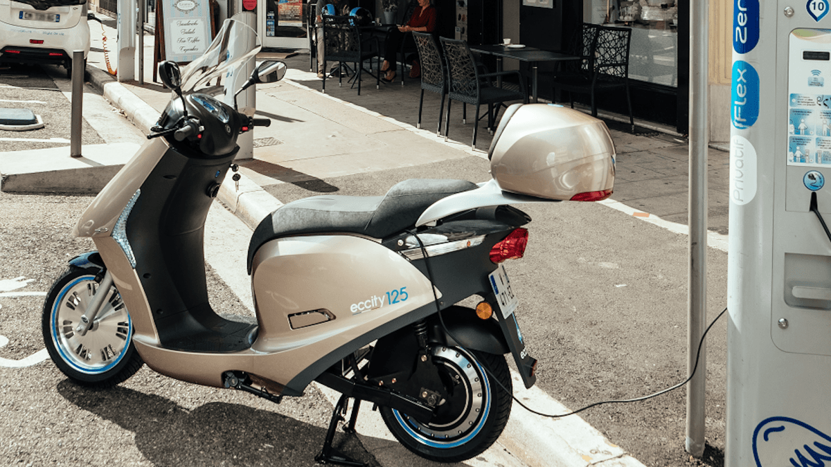 Le scooter eccity125 // Source : Photo eccity