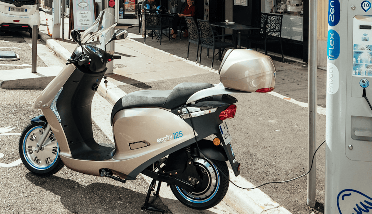 Le scooter eccity125 // Source : Photo eccity