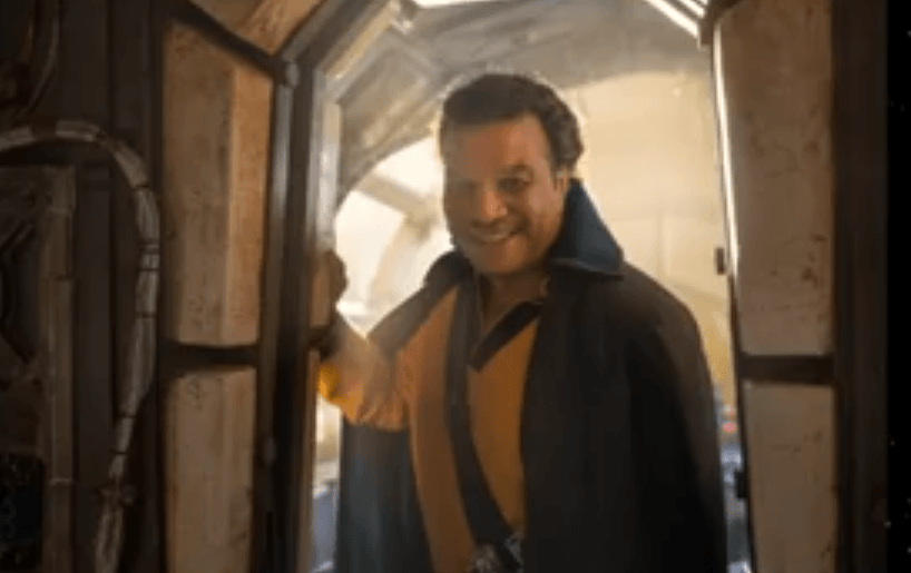 Lando Calrissian dans Star Wars IX // Source : Capture YouTube Lando Calrissian dans Star Wars IX // Source : Capture YouTube