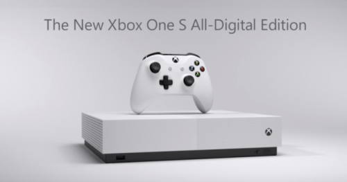 Xbox One S All-Digital Edition // Source : Microsoft