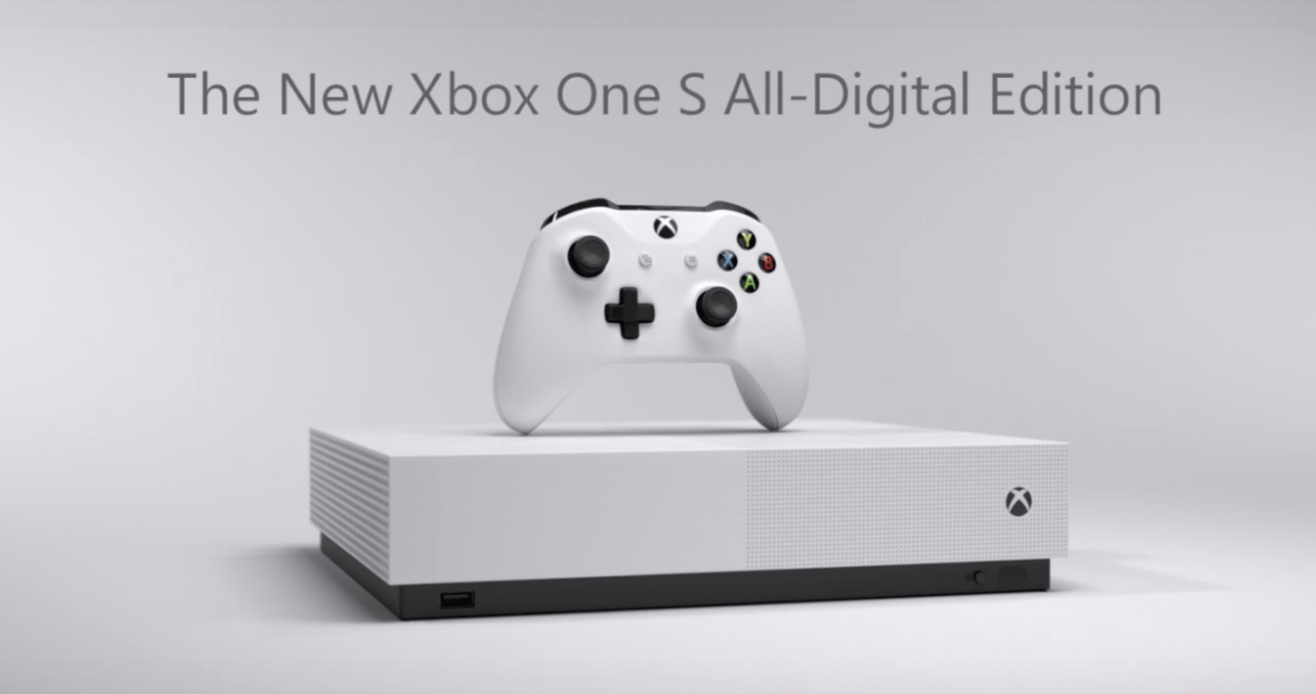 Xbox One S All-Digital Edition // Source : Microsoft