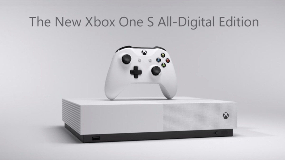 Xbox One S All-Digital Edition // Source : Microsoft