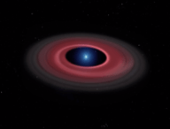 SDSS J122859.93+104032.9, vue d'artiste // Source : ESO