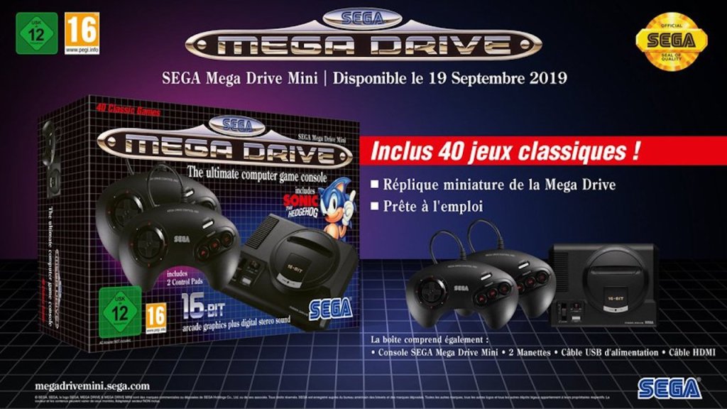 Sega Mega Drive Mini // Source : Sega