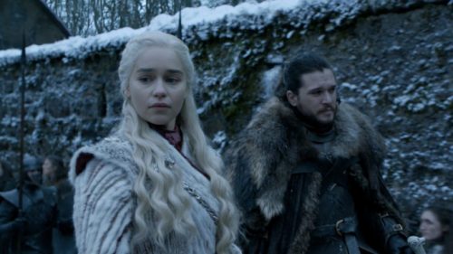 Daenerys Targaryen  et Jon Snow. // Source : HBO