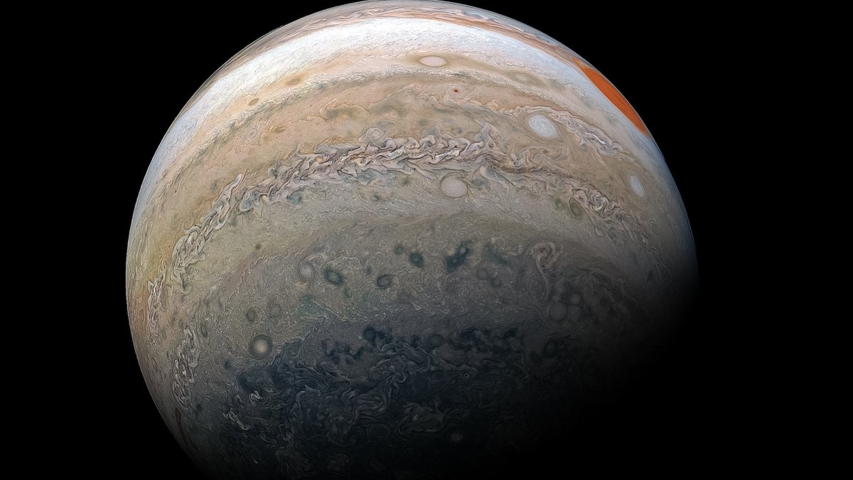 Jupiter. // Source : Flickr/CC/Kevin Gill (photo recadrée)