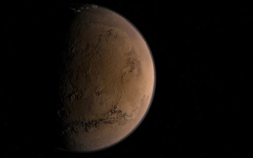 La planète Mars. // Source : Pixabay (photo recadrée)