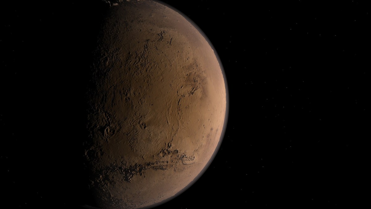 La planète Mars. // Source : Pixabay (photo recadrée)