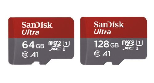 micro SD SanDisk Ultra 64 et 128 Go