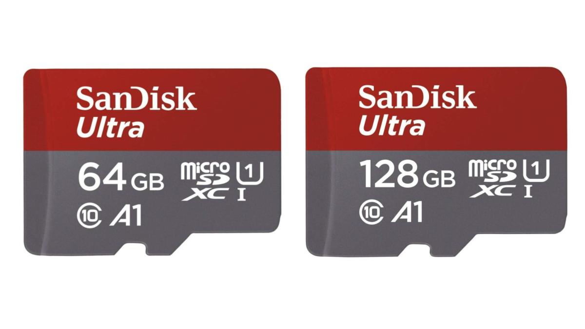 micro SD SanDisk Ultra 64 et 128 Go